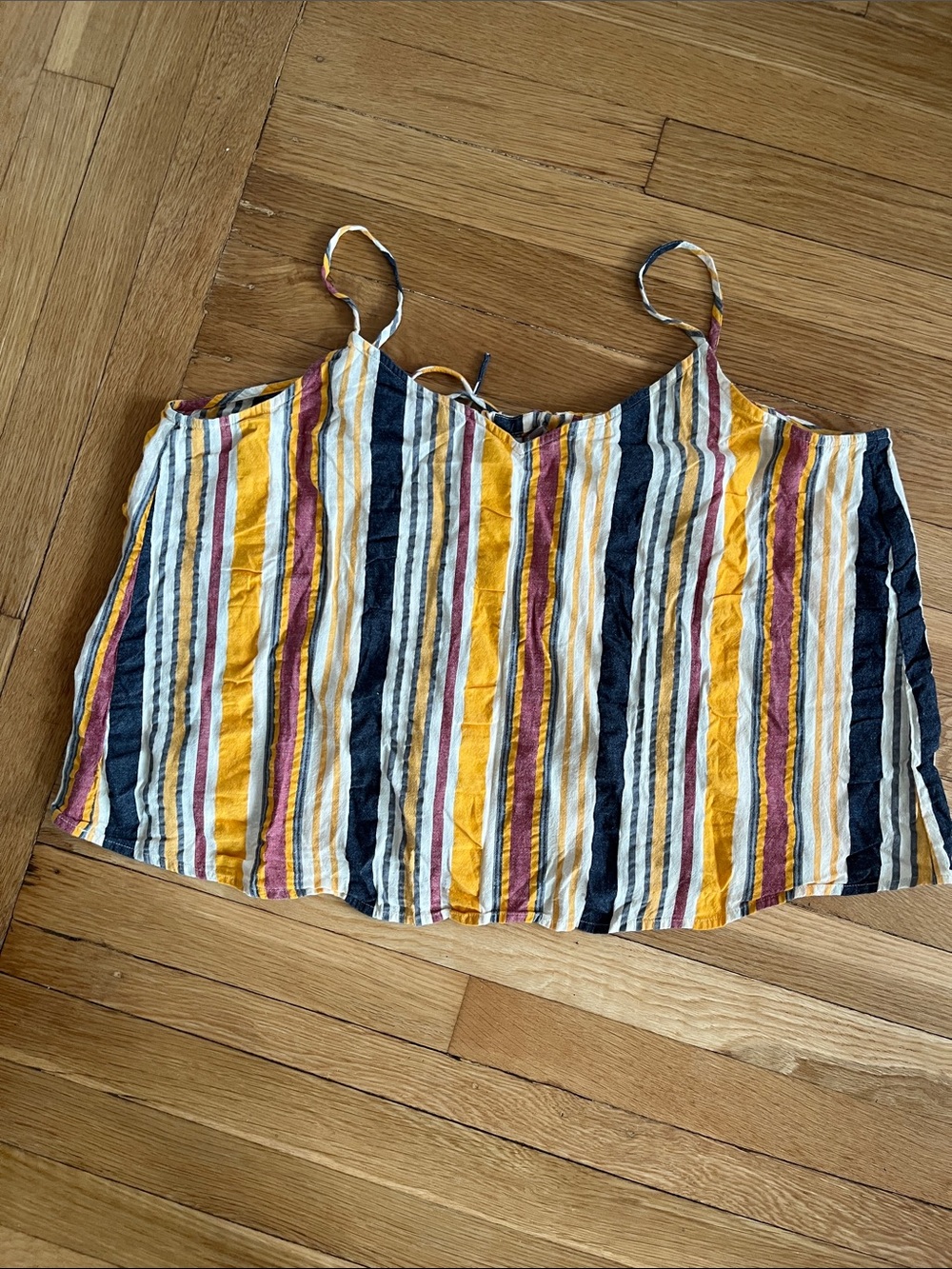 LOFT Striped Spaghetti Strap Cami - Yellow, Navy, White, Pink